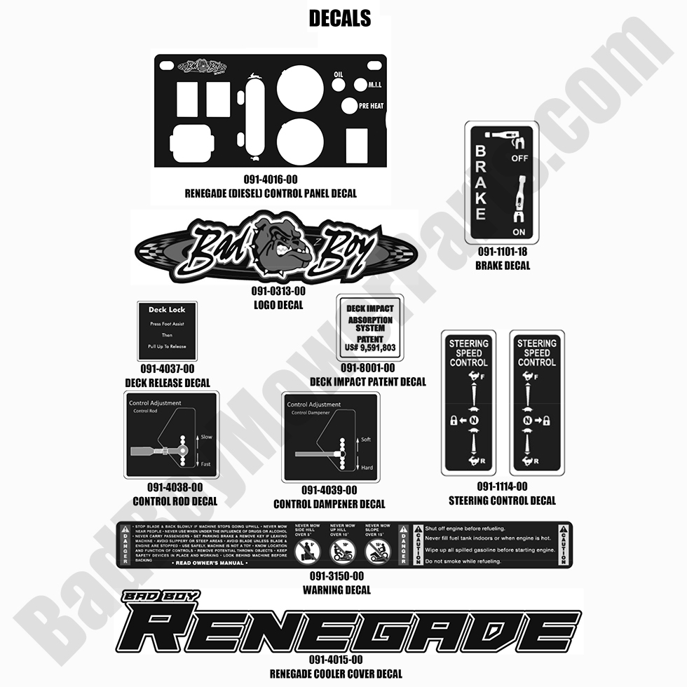 2021 Renegade - Diesel Decals - 1